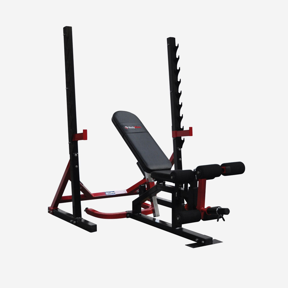 Bench, Leg Curl and Preacher